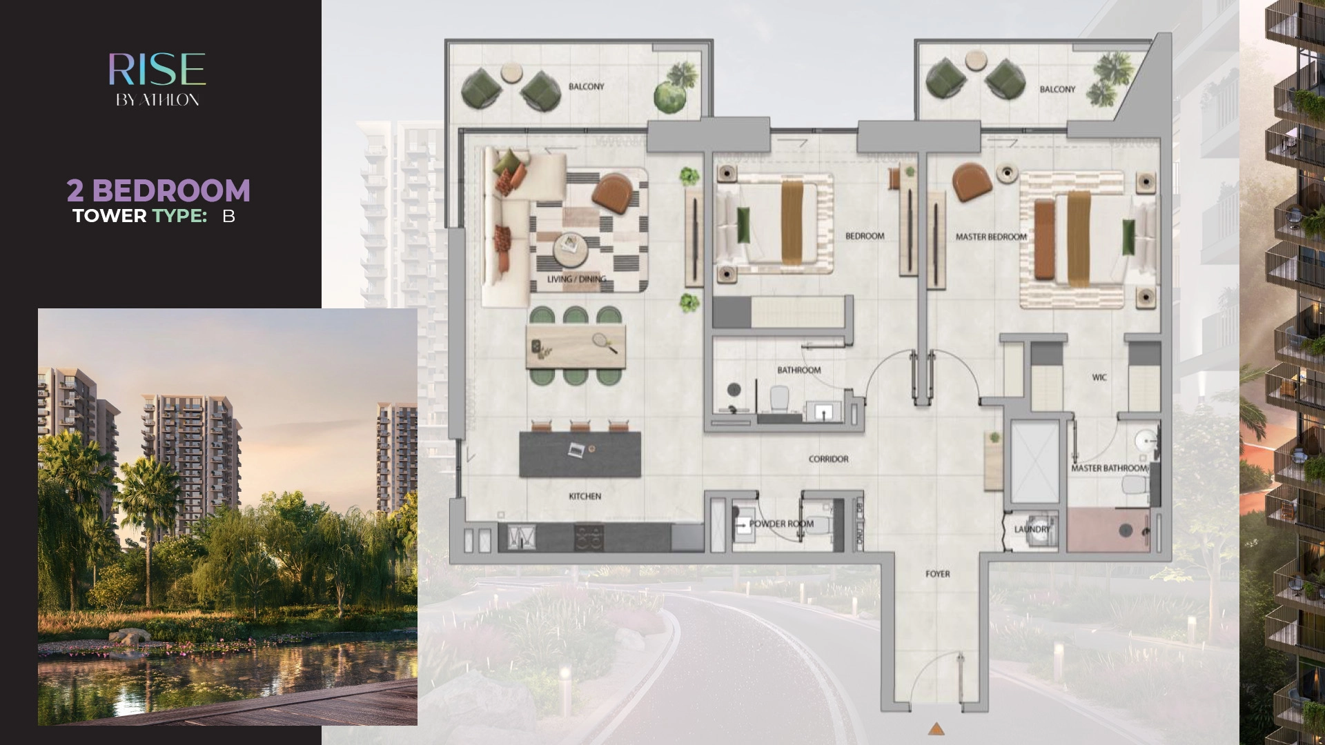 2 BR - Type B